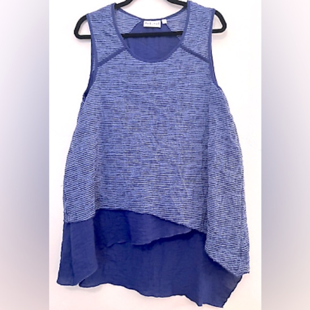 Habitat Blue Stripe Top Size XL